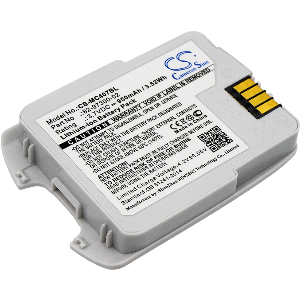 Batería de código de barras, escáner Motorola CS-MC407BL
