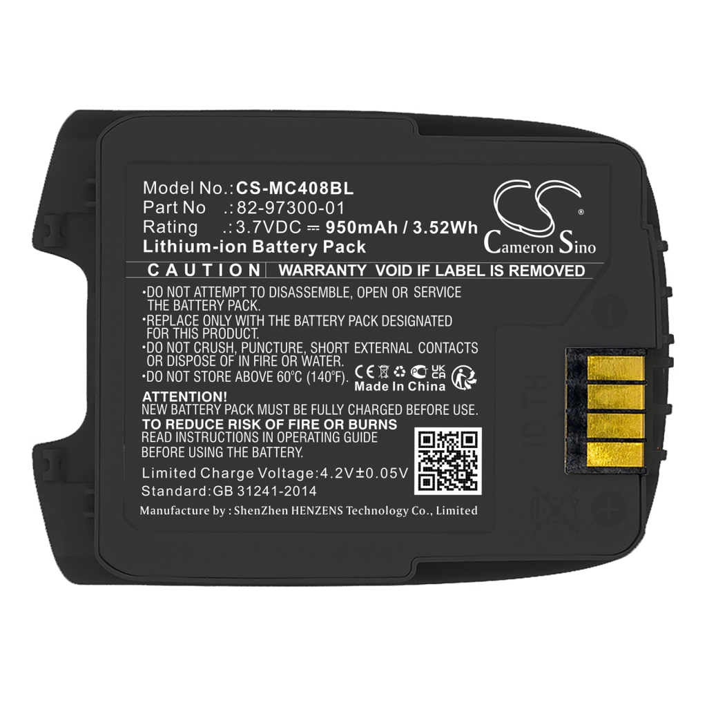 Batería de código de barras, escáner Motorola CS-MC408BL