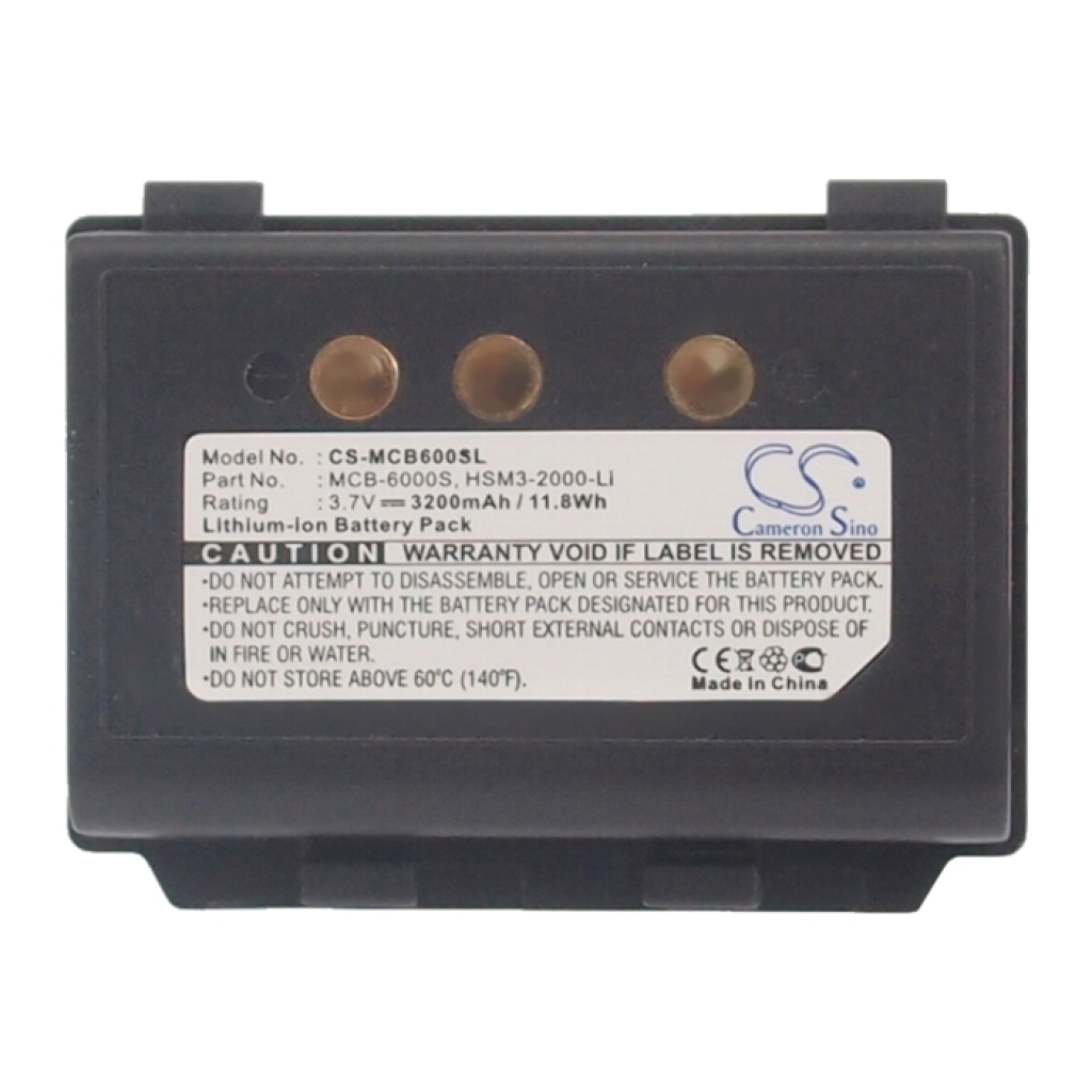 Batería de código de barras, escáner M3 Mobile CS-MCB600SL