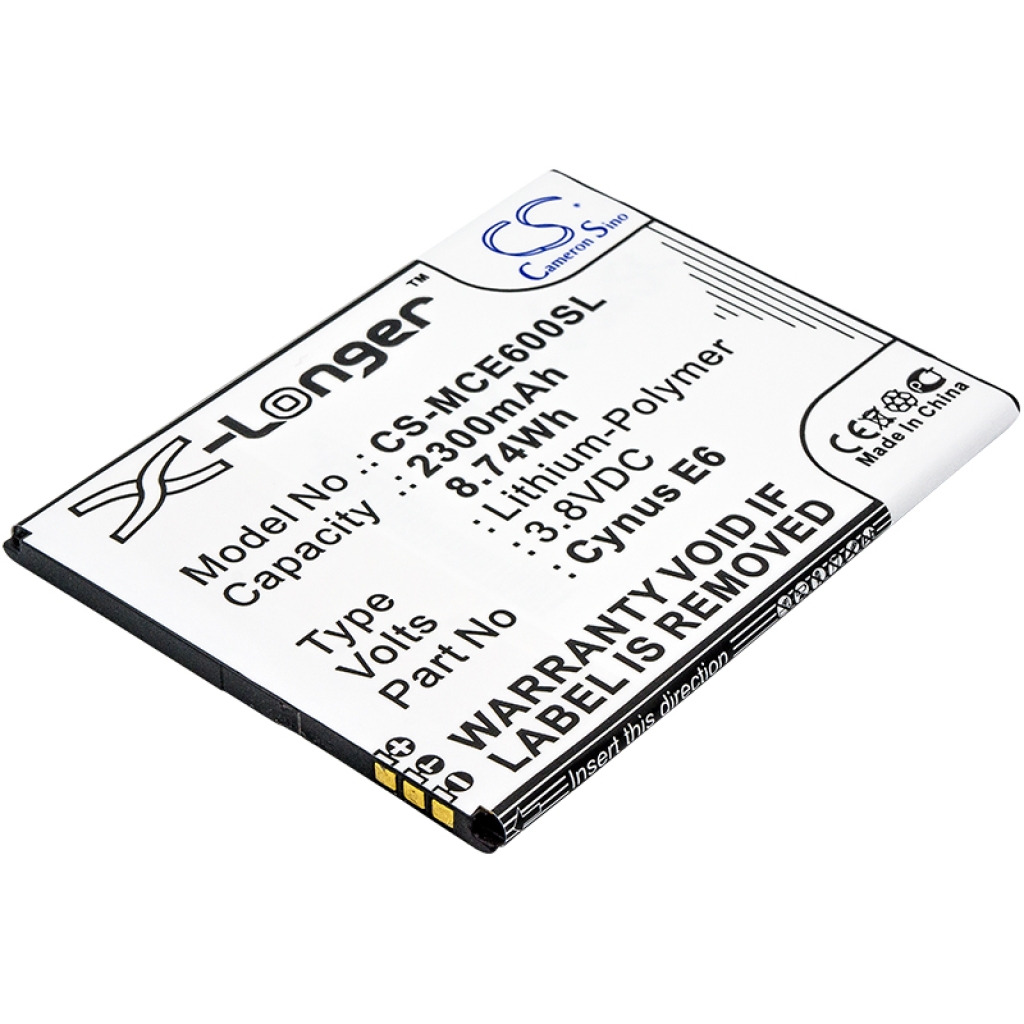Batería del teléfono móvil Mobistel CS-MCE600SL