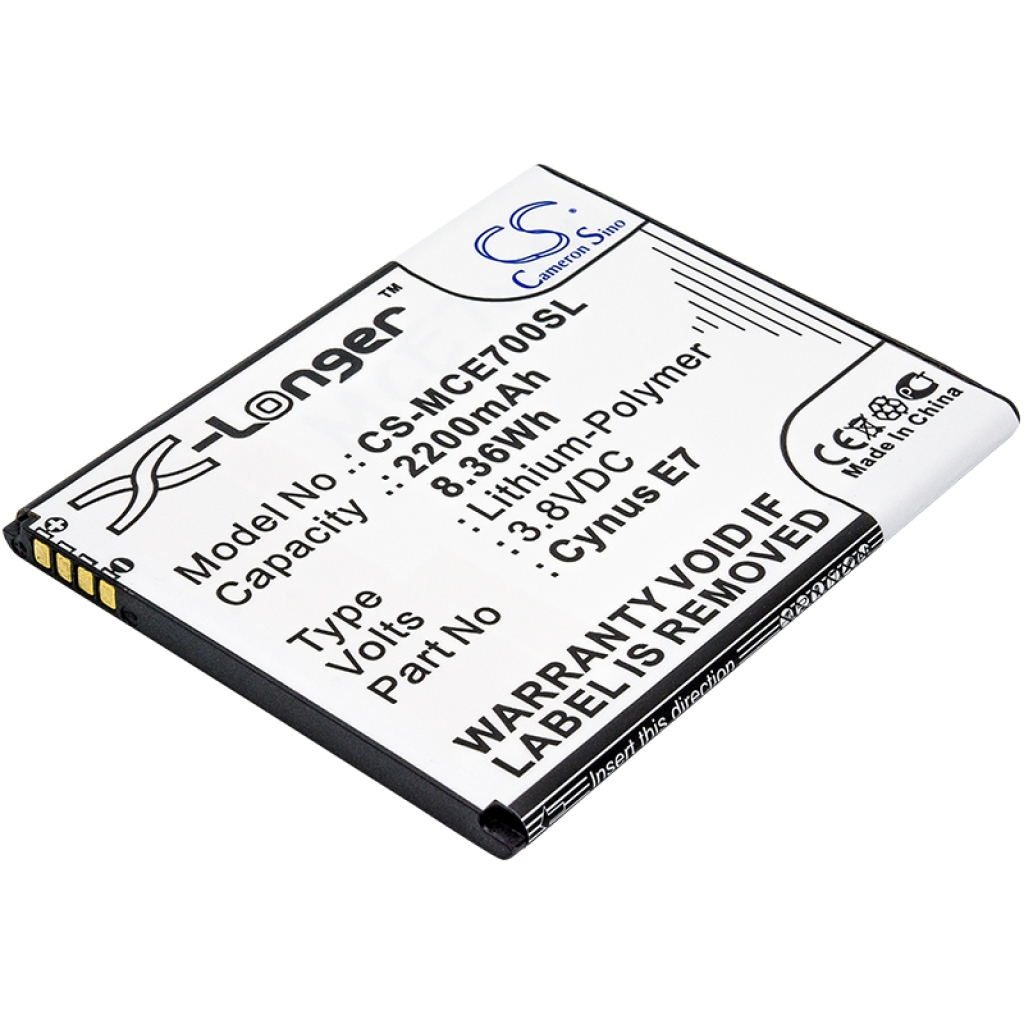 Batería del teléfono móvil Mobistel CS-MCE700SL