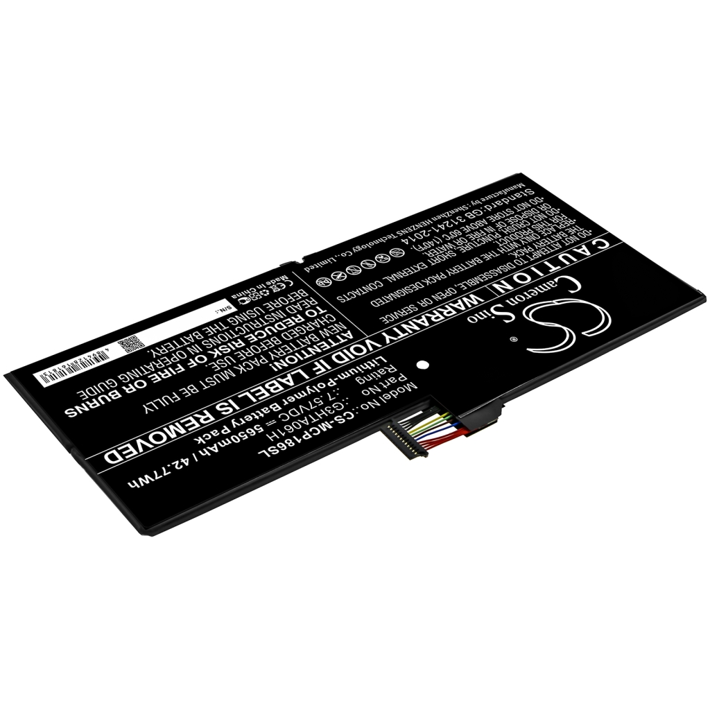 Batería de la tableta Microsoft CS-MCP186SL