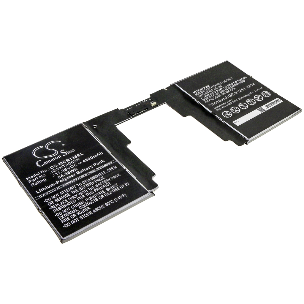 Batería de la tableta Microsoft CS-MCR135SL