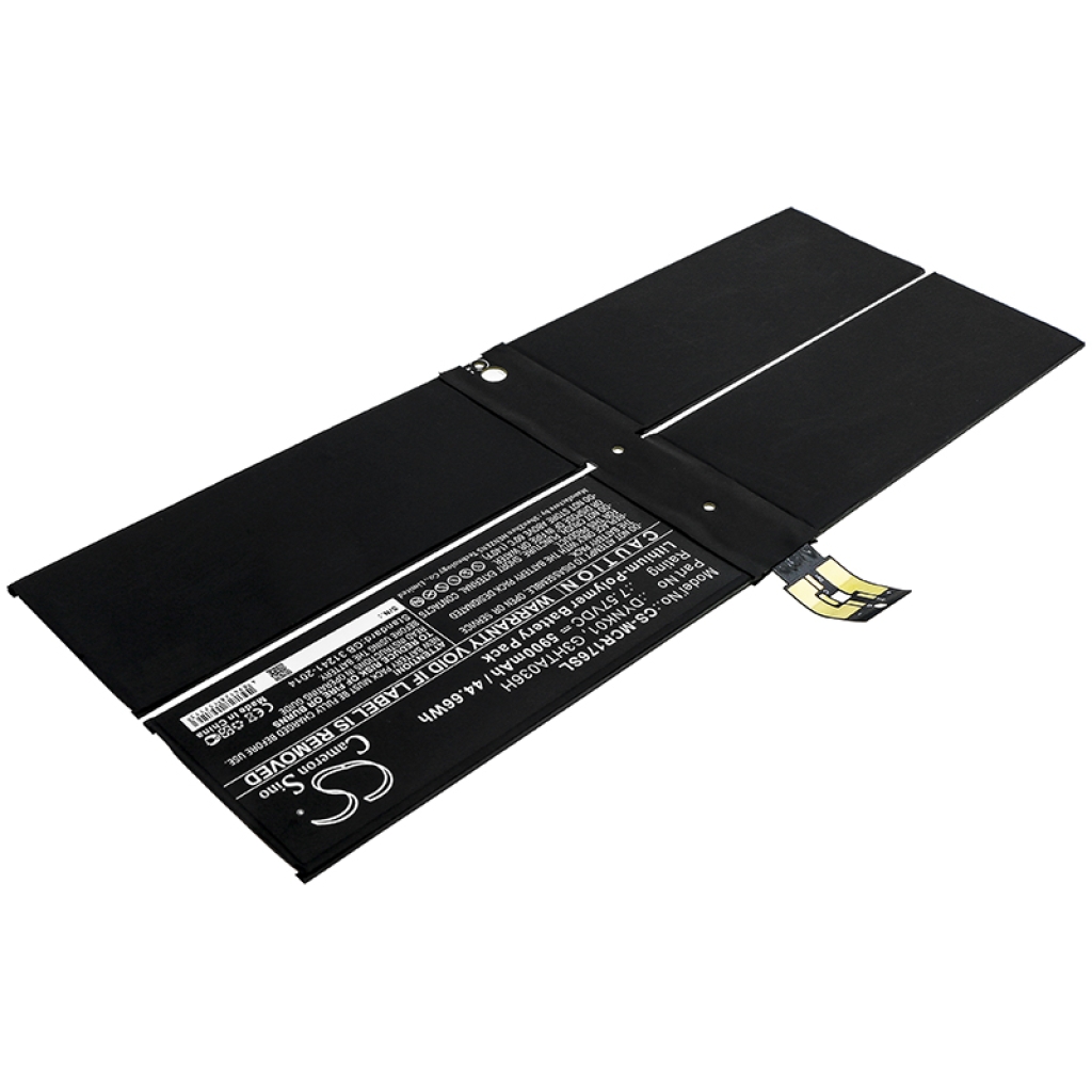 Batería de la tableta Microsoft CS-MCR176SL
