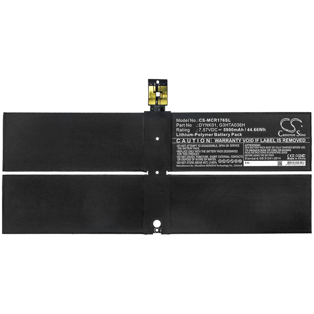 Batería de la tableta Microsoft CS-MCR176SL