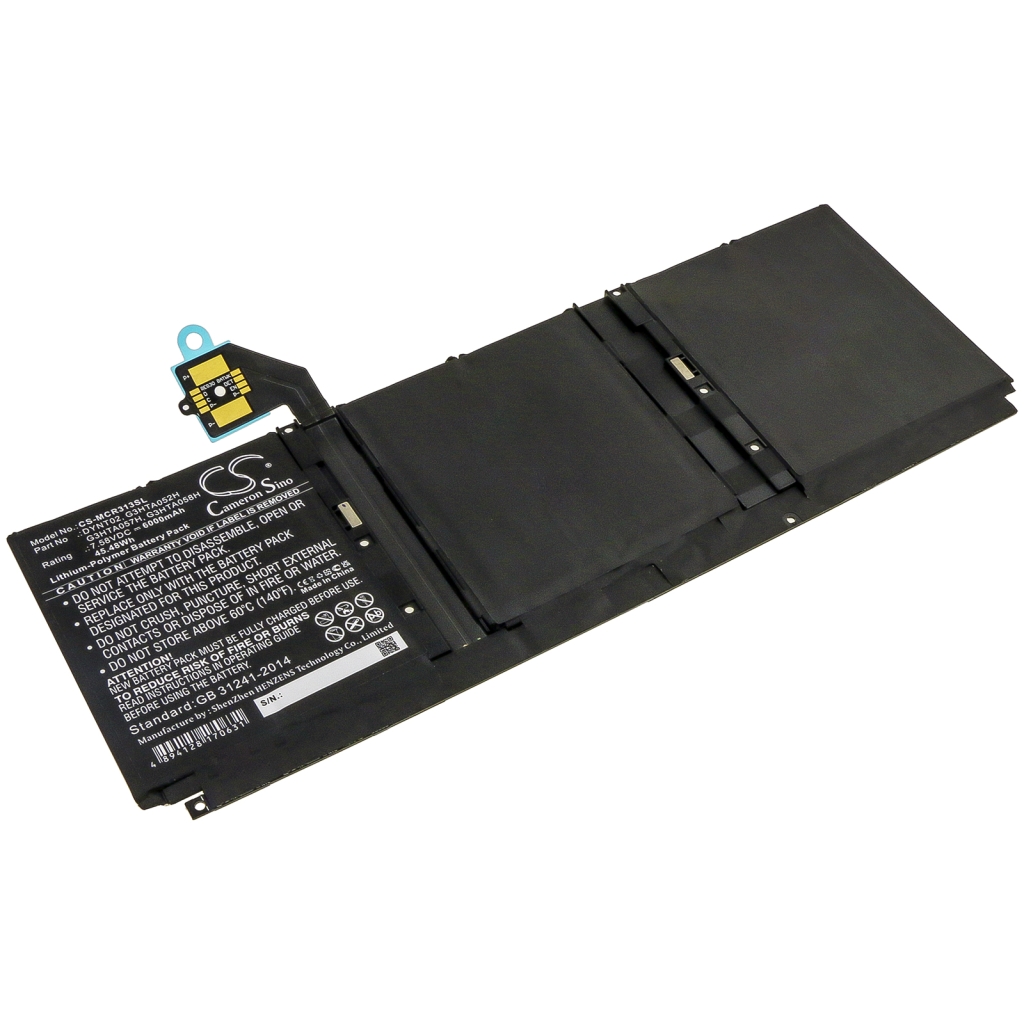 Batería de la tableta Microsoft CS-MCR313SL