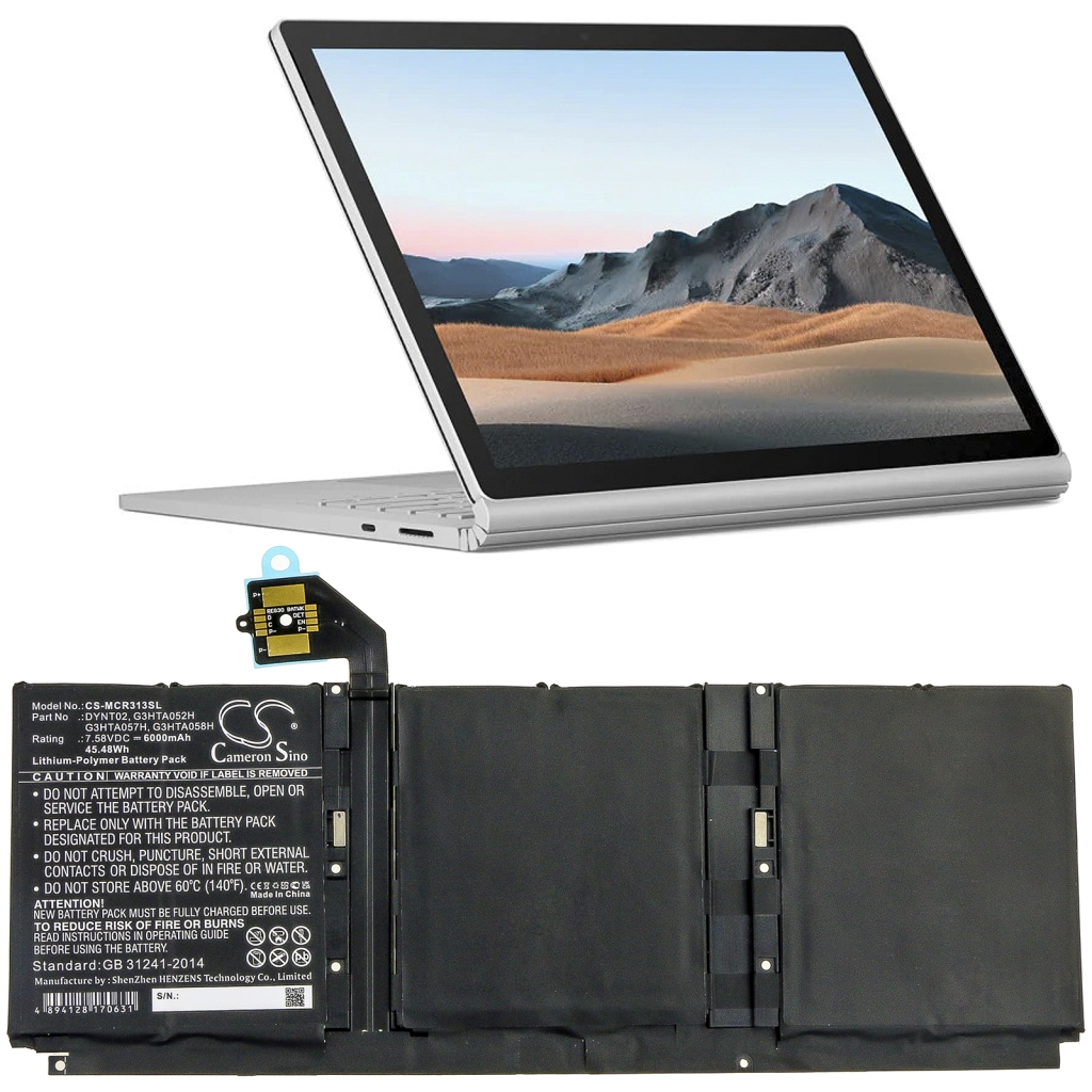 Batería de la tableta Microsoft CS-MCR313SL