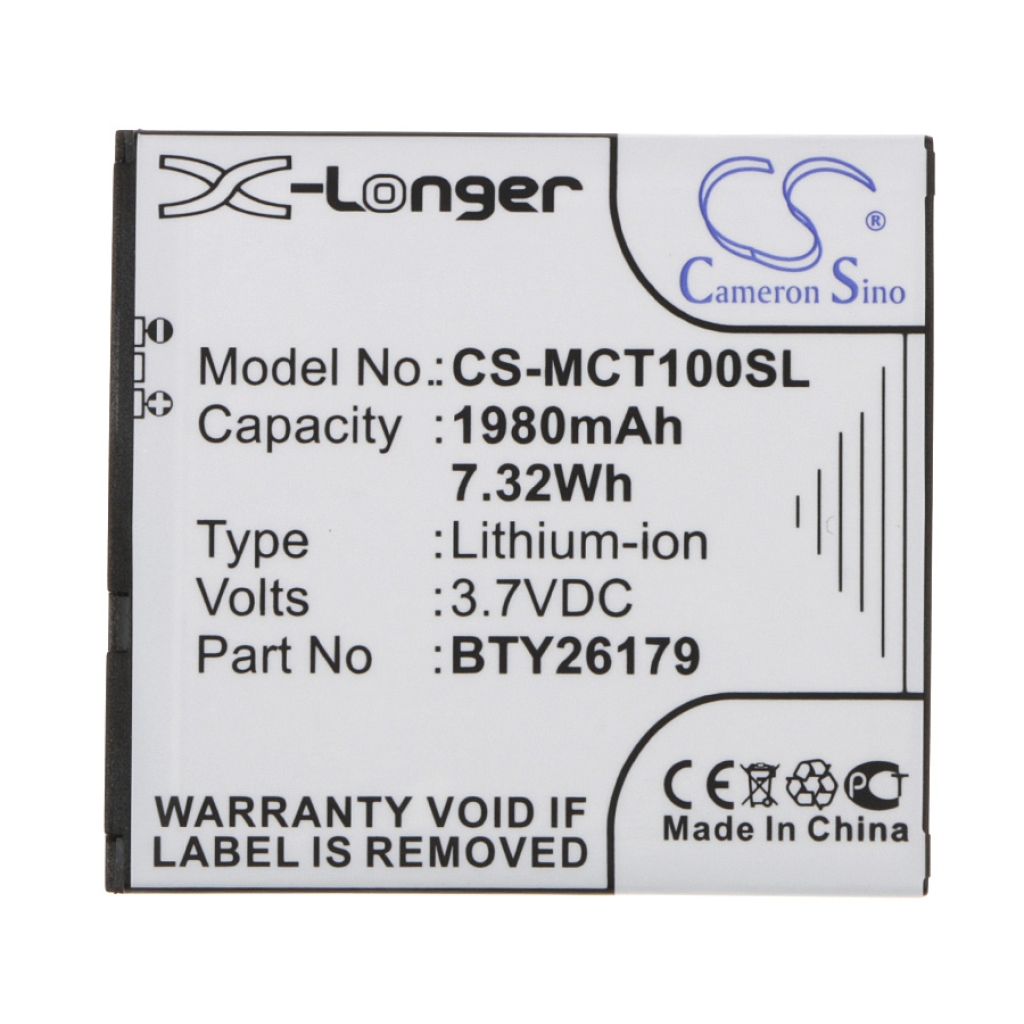 Batería del teléfono móvil Mobistel CS-MCT100SL