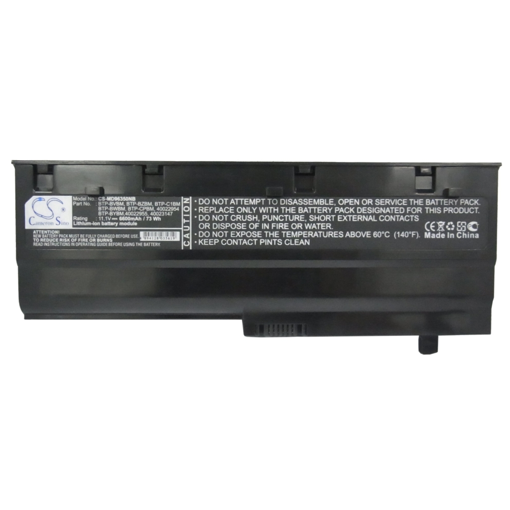 Batería para portátil Medion CS-MD96350NB