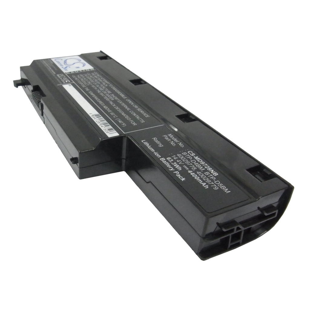 Batería para portátil Medion CS-MD9728NB