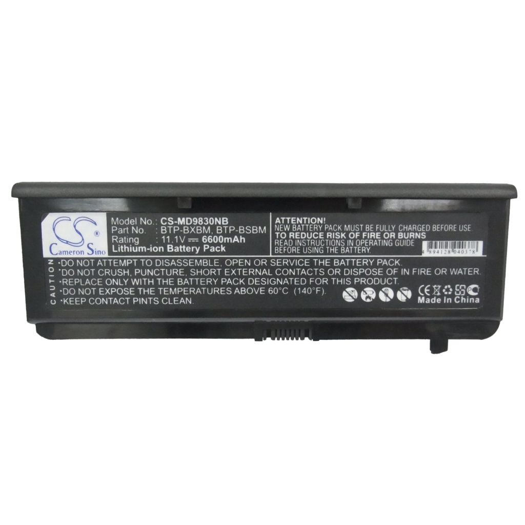 Batería para portátil Medion CS-MD9830NB