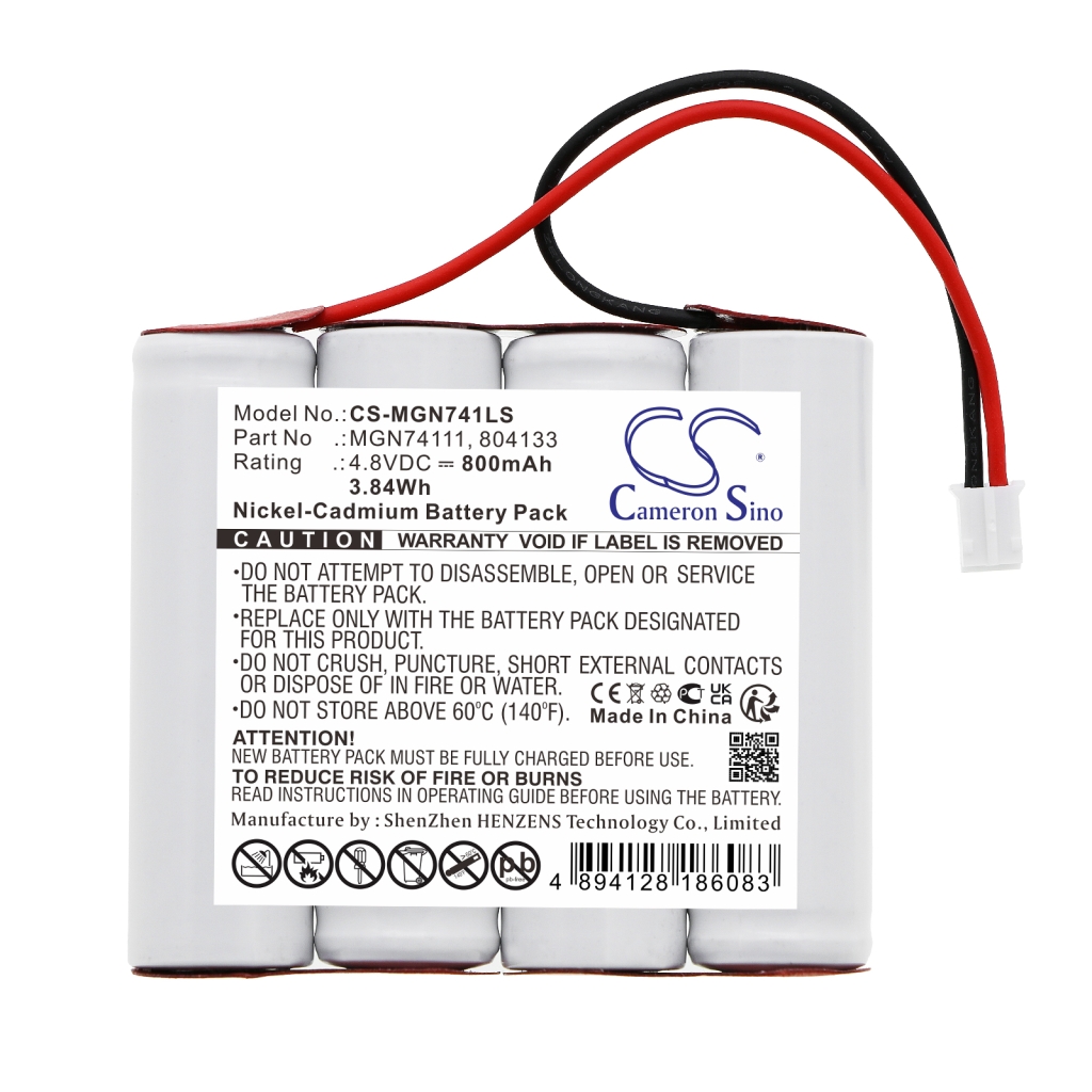 Batería de la cámara de seguridad del hogar Luminox CS-MGN741LS