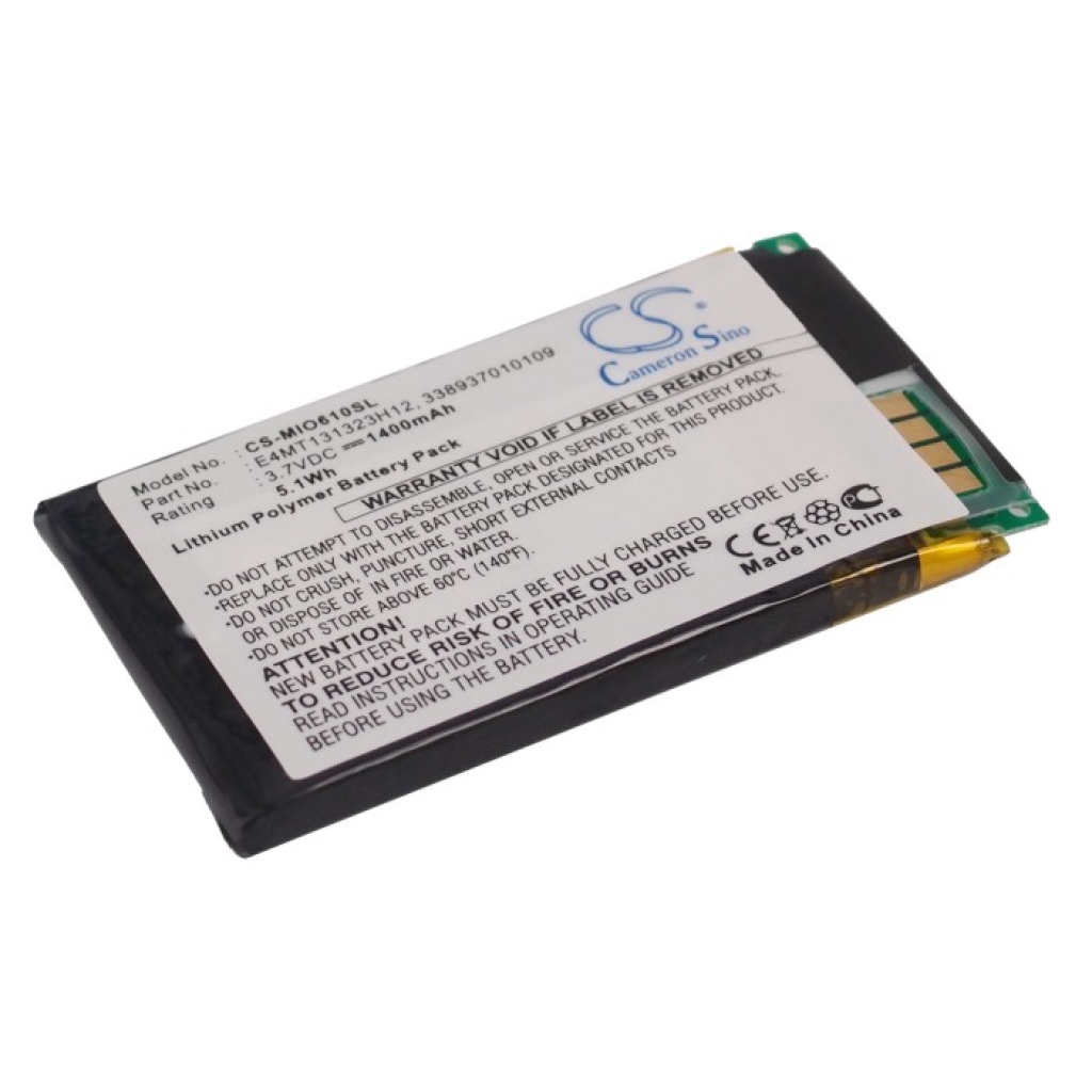 GPS, Batería del Navegador Mitac CS-MIO610SL