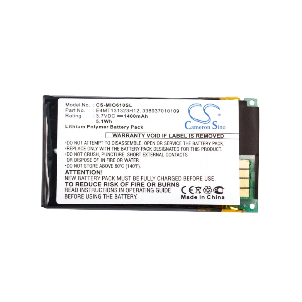 GPS, Batería del Navegador Mitac CS-MIO610SL