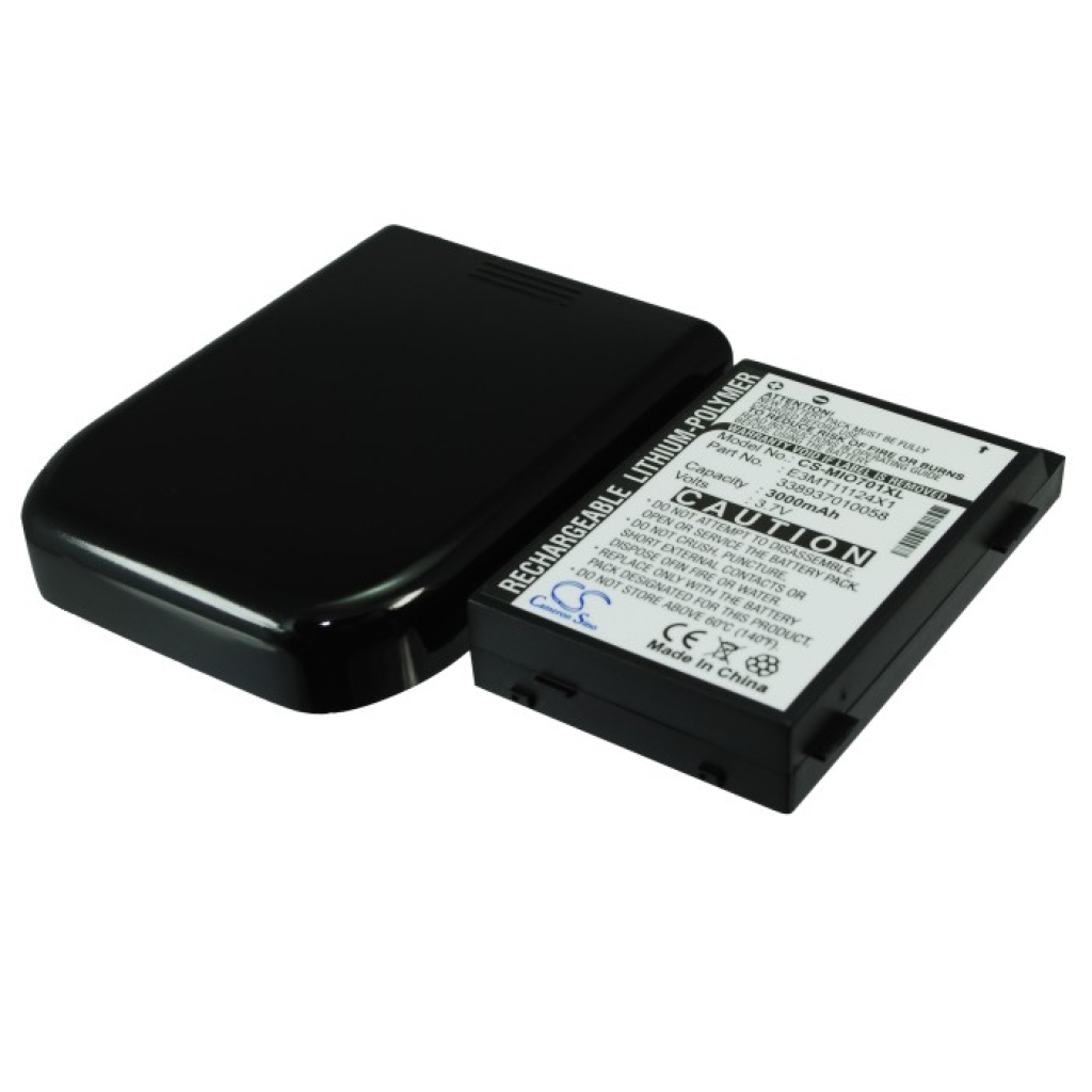Batería del teléfono móvil Mitac CS-MIO701XL