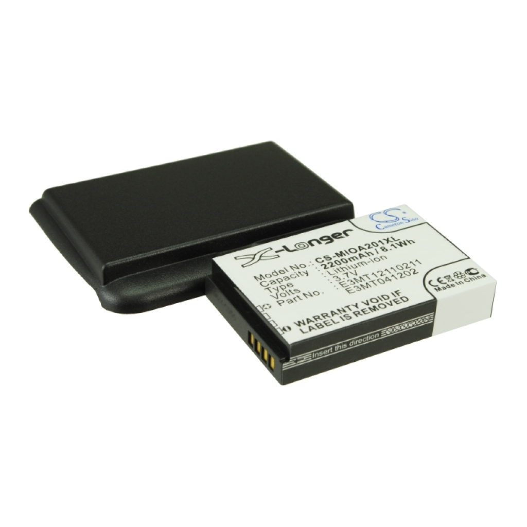 Batería del teléfono móvil Mitac CS-MIOA201XL