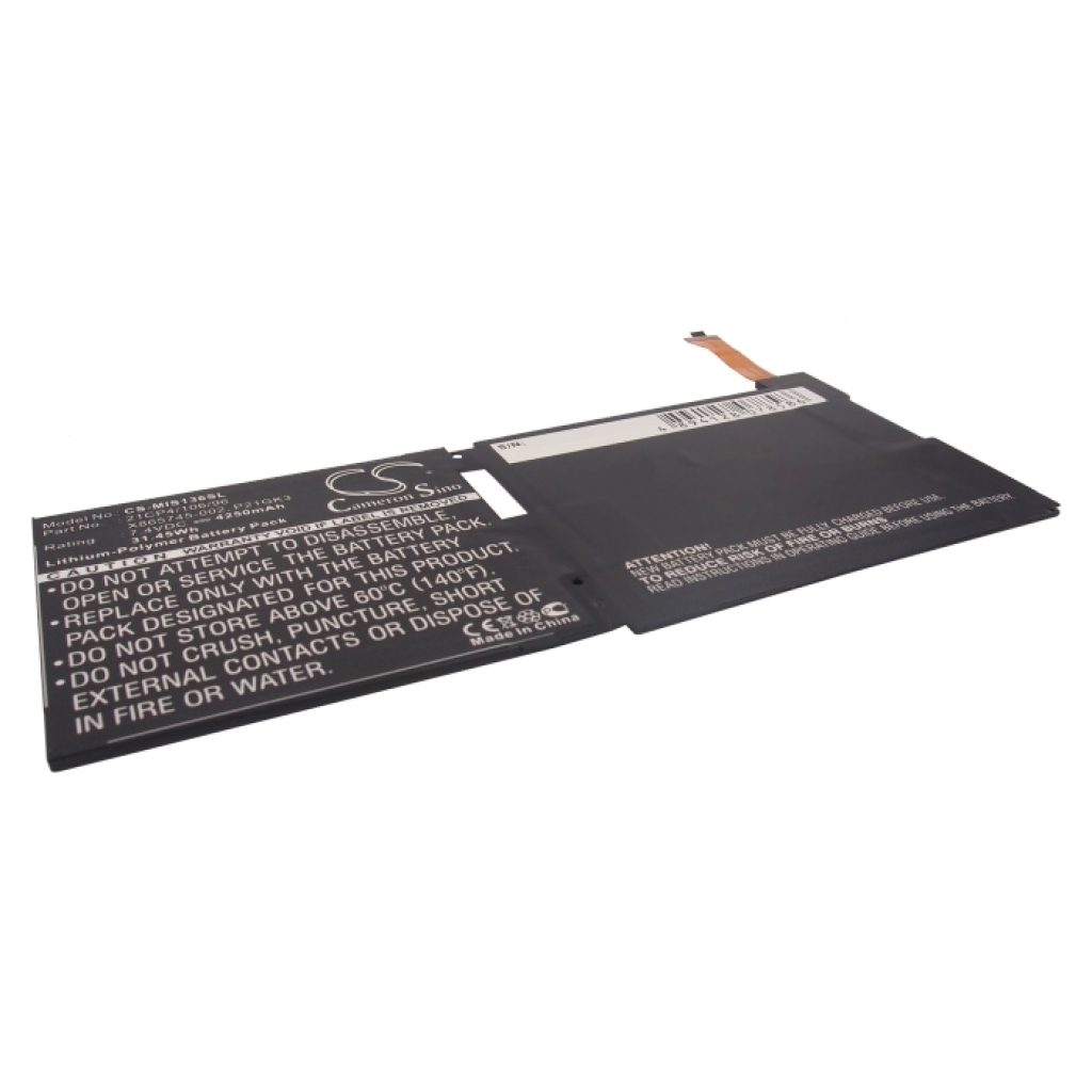 Batería de la tableta Microsoft Surface Pro 2