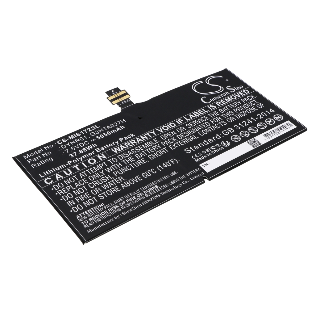 Batería de la tableta Microsoft CS-MIS172SL