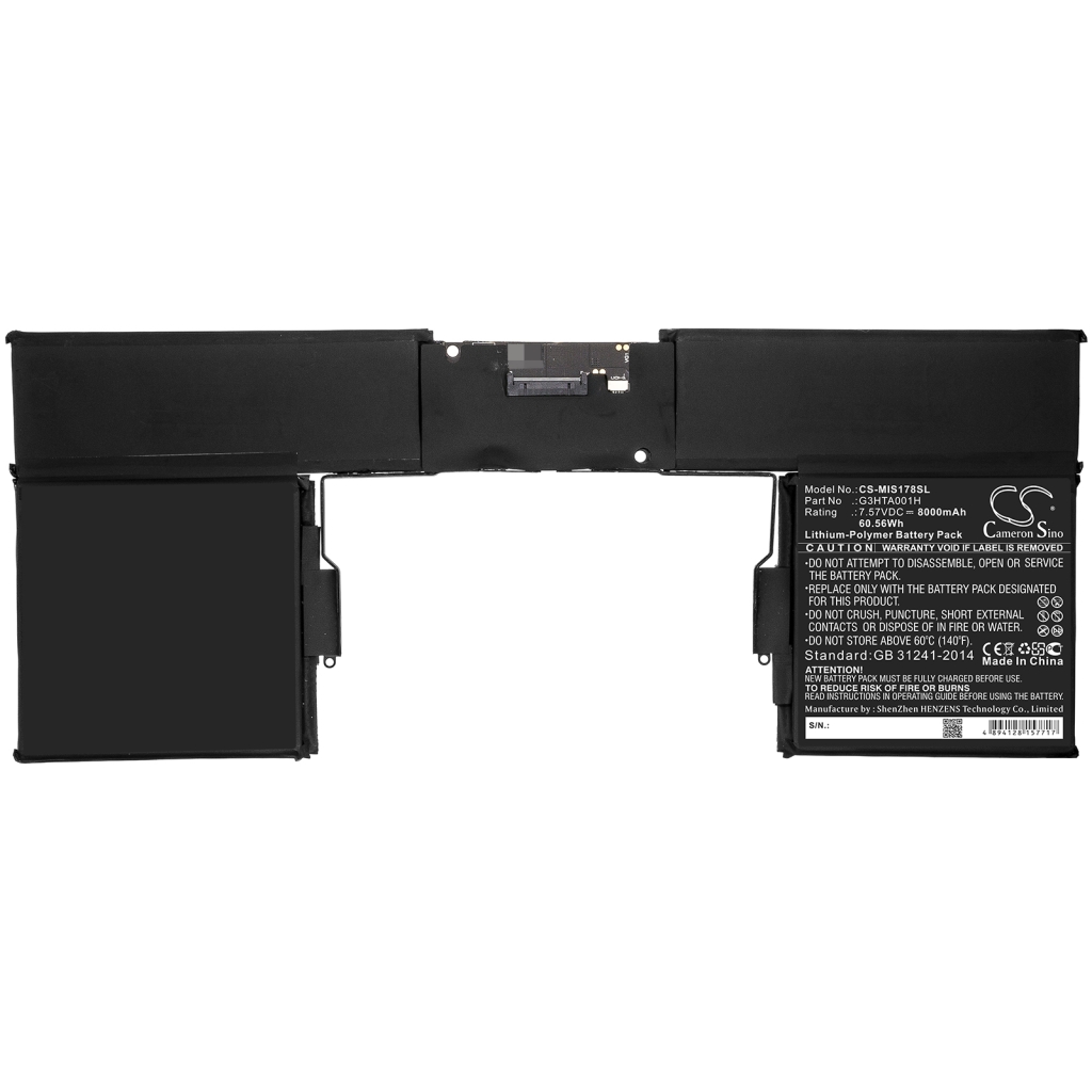Batería de la tableta Microsoft CS-MIS178SL