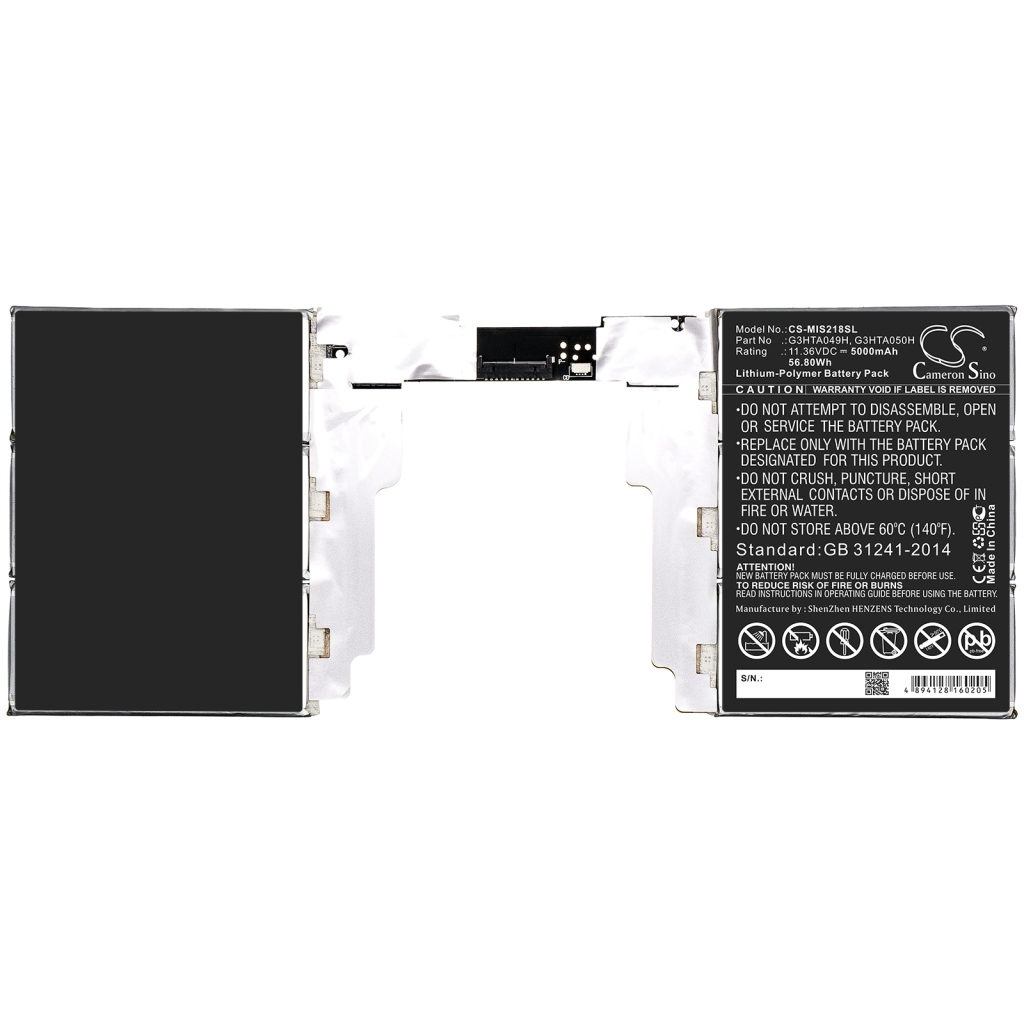 Batería de la tableta Microsoft CS-MIS218SL