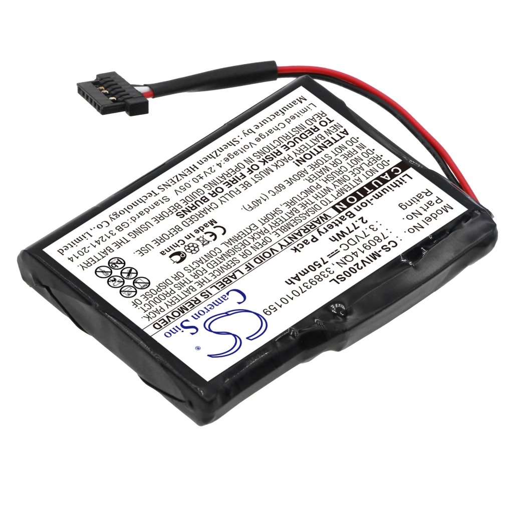 GPS, Batería del Navegador Mitac CS-MIV200SL
