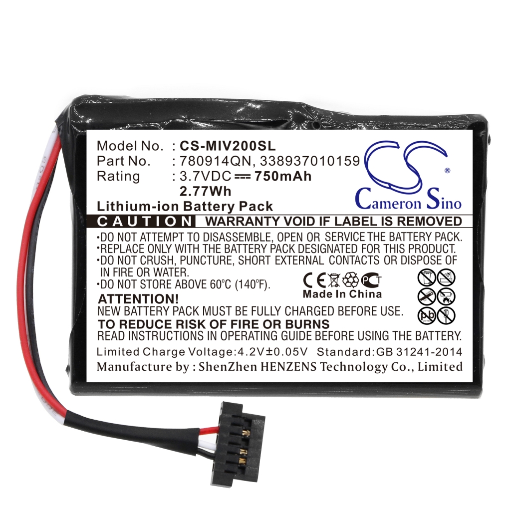 GPS, Batería del Navegador Mitac CS-MIV200SL