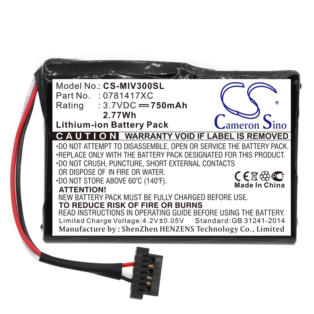 GPS, Batería del Navegador Mitac CS-MIV300SL