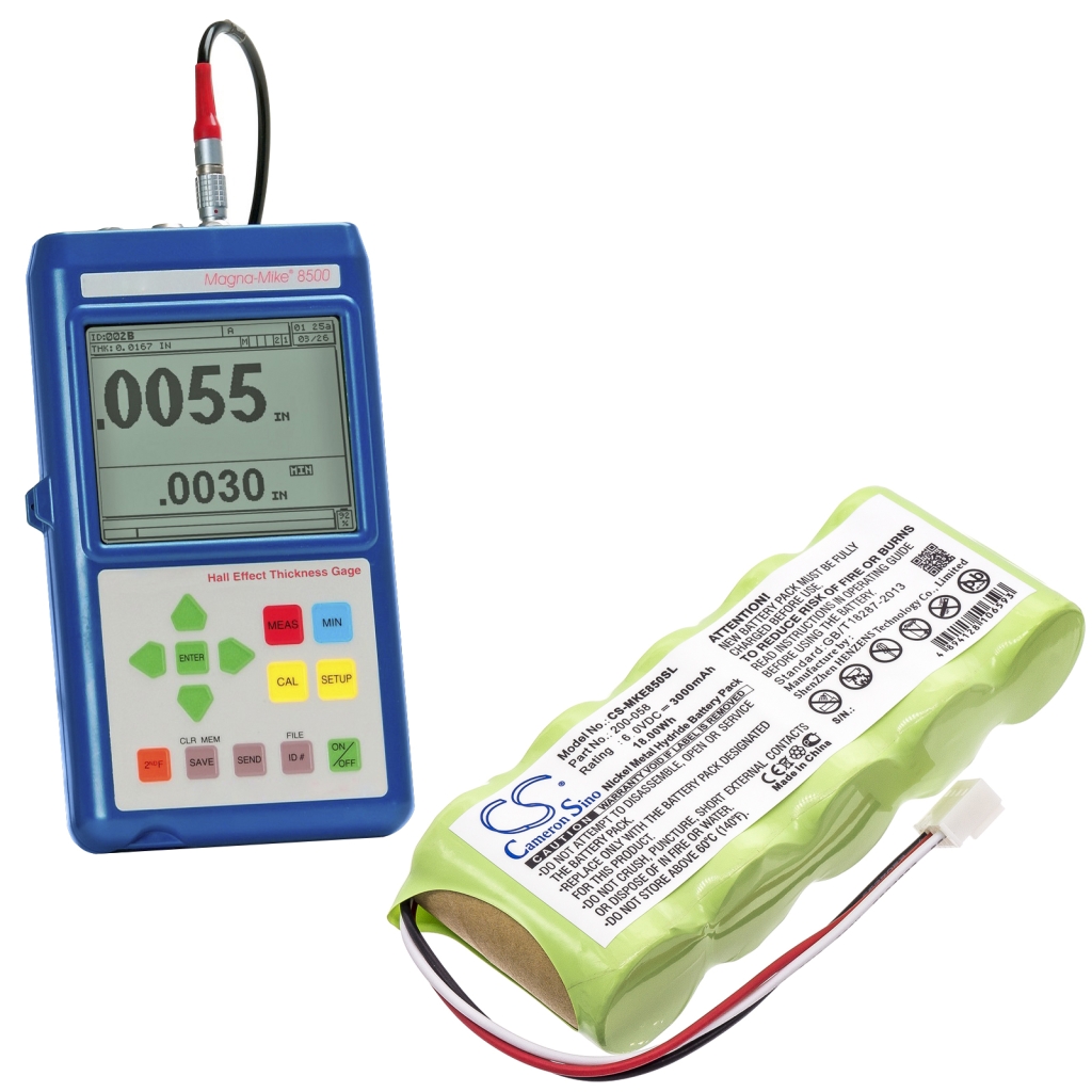 Batería para herramientas eléctricas Panametrics Magna-Mike 8500