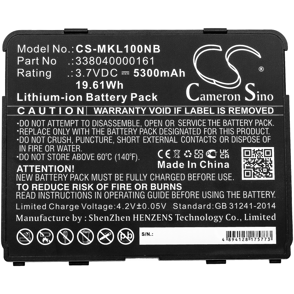 Batería de la tableta Matic CS-MKL100NB