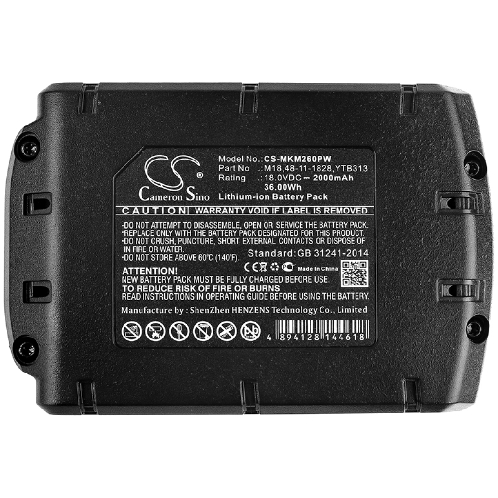 Batería industrial Atlas copco PIW18