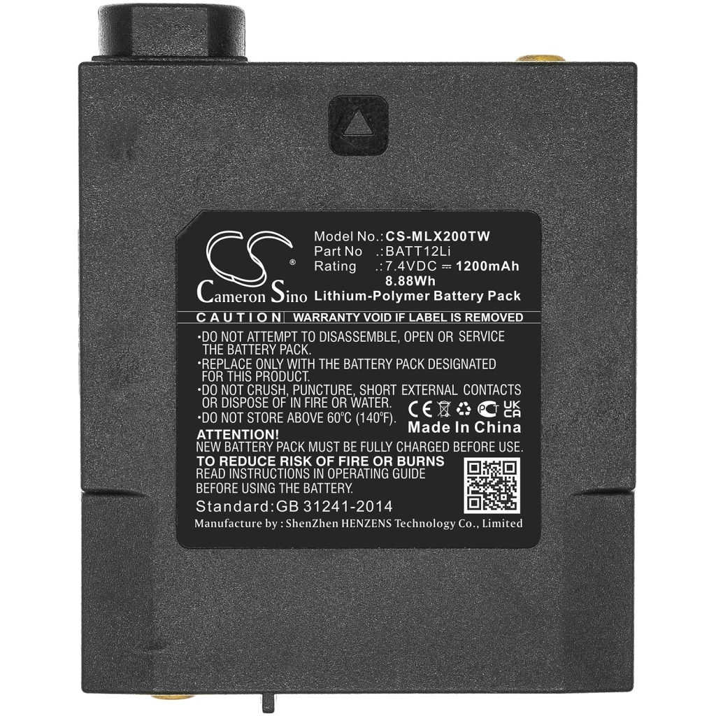 Batería de radio de dos vías Midland CS-MLX200TW