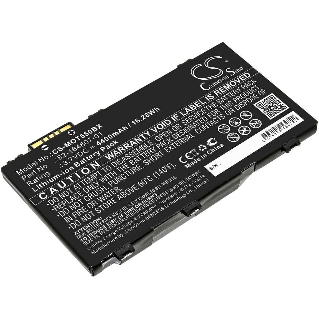 Batería de código de barras, escáner Zebra RFD8500