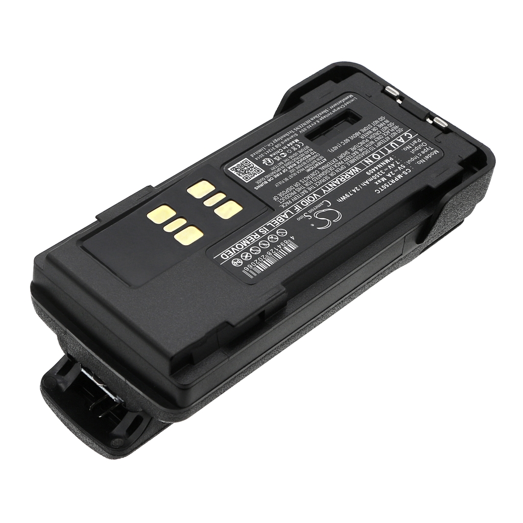 Batería de radio de dos vías Motorola CS-MPR750TC