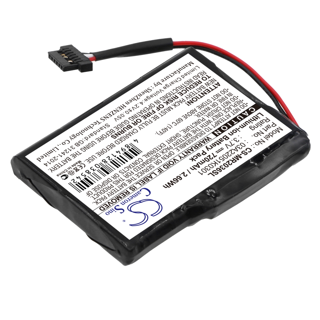 GPS, Batería del Navegador Magellan CS-MR2036SL