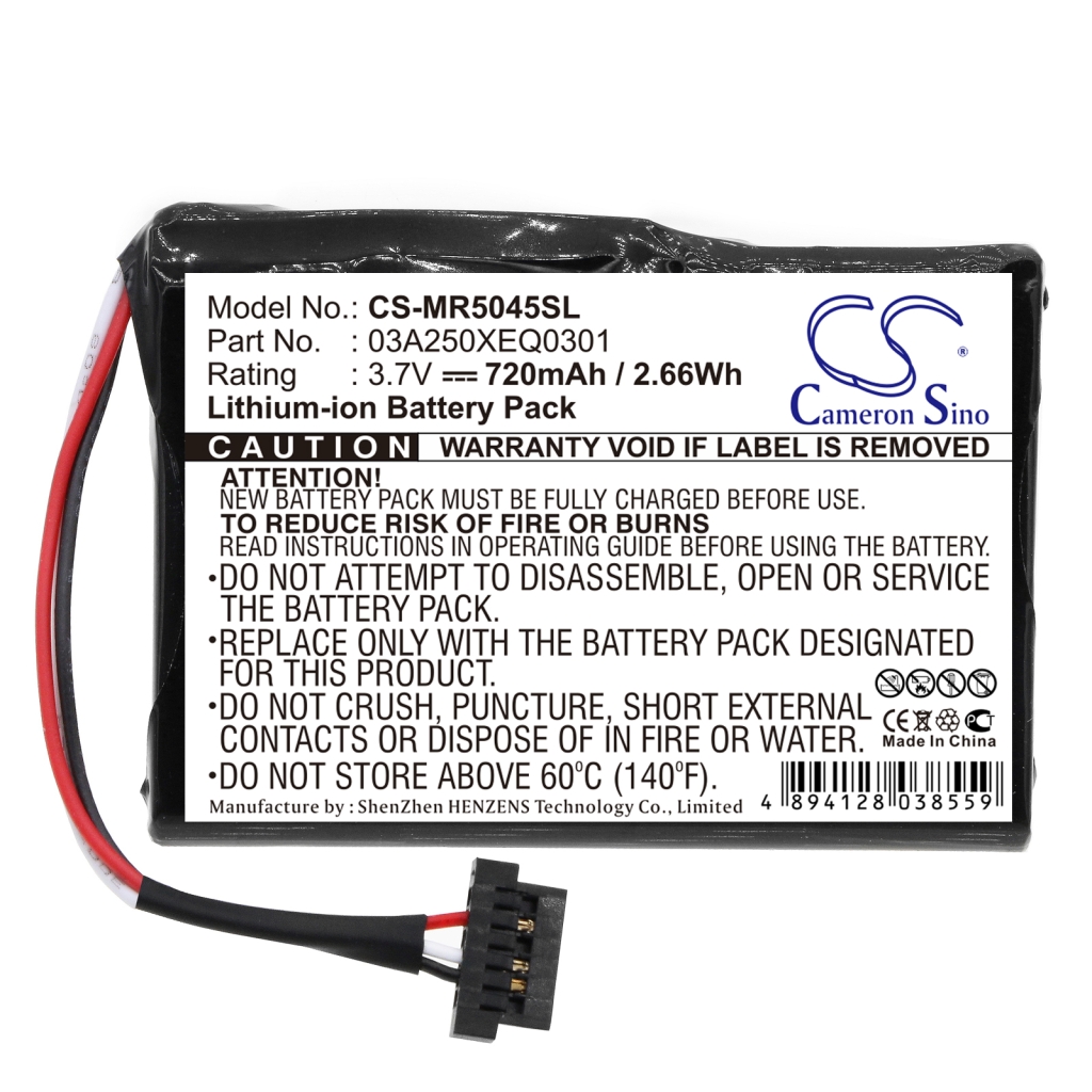 GPS, Batería del Navegador Magellan CS-MR5045SL