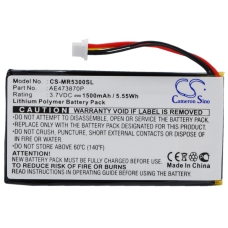 Reemplazo de batería compatible para Magellan AE473870P