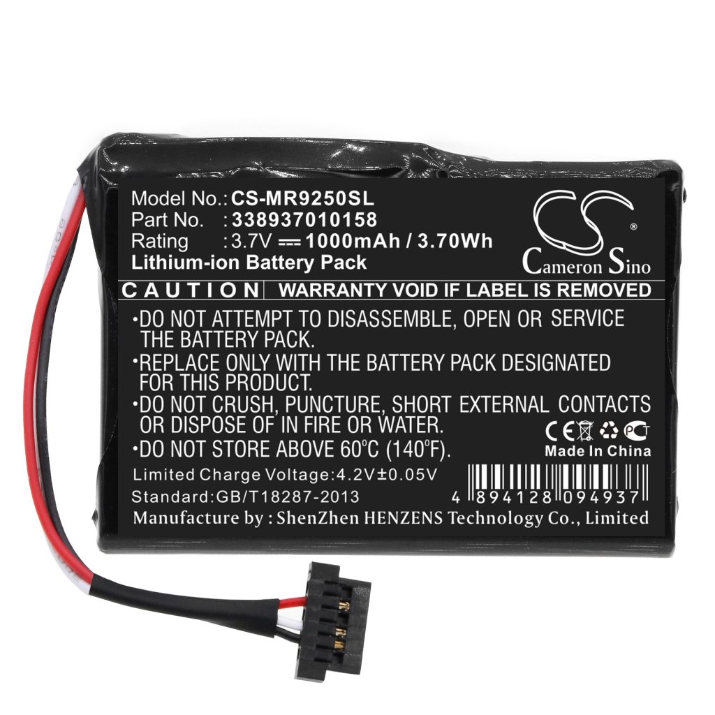 GPS, Batería del Navegador Magellan CS-MR9250SL