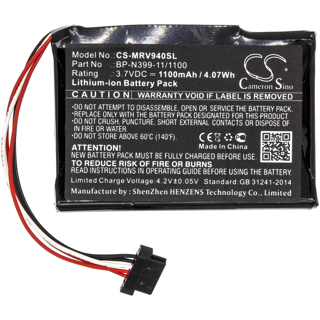 GPS, Batería del Navegador Magellan CS-MRV940SL