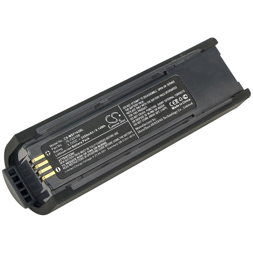 Batería de código de barras, escáner Metrologic CS-MSF163BL