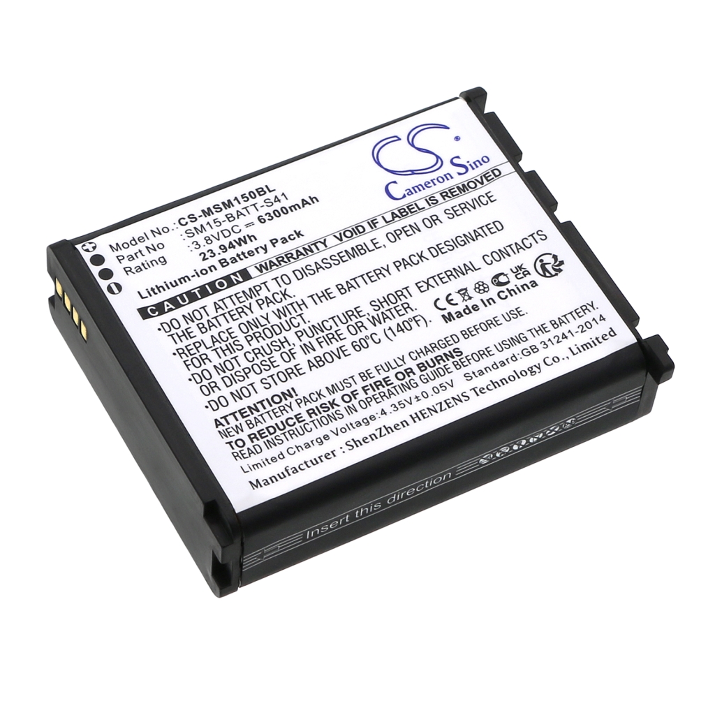 Batería de código de barras, escáner M3 Mobile CS-MSM150BL