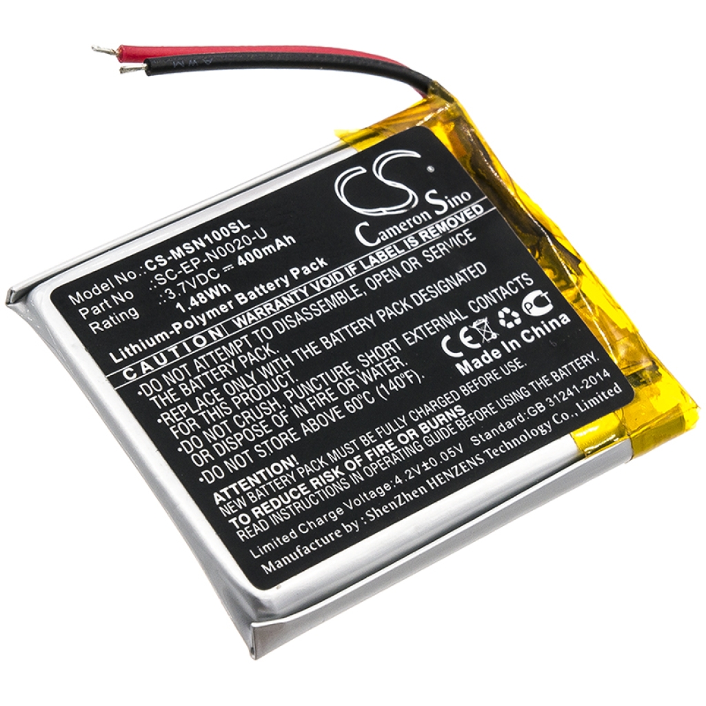Batería para auriculares inalámbricos Monster CS-MSN100SL