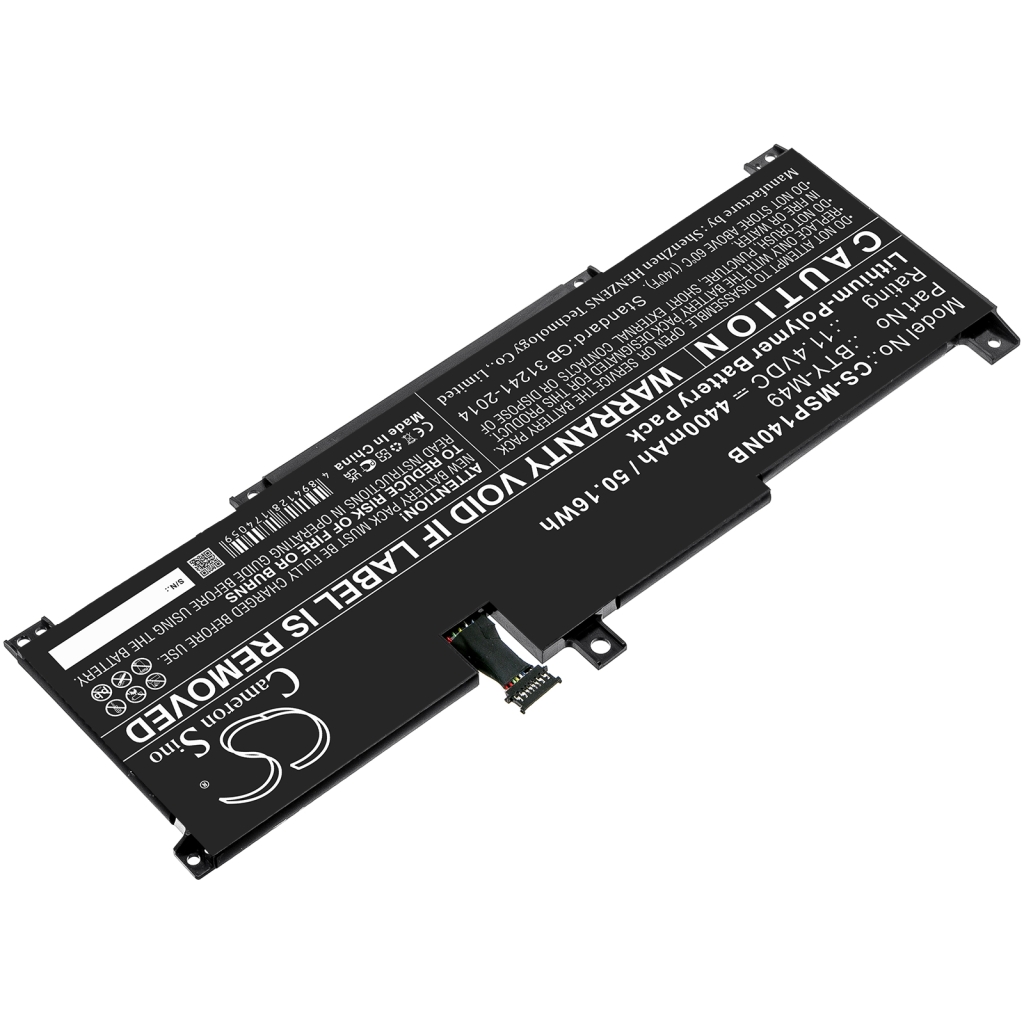 Batería para portátil MSI CS-MSP140NB