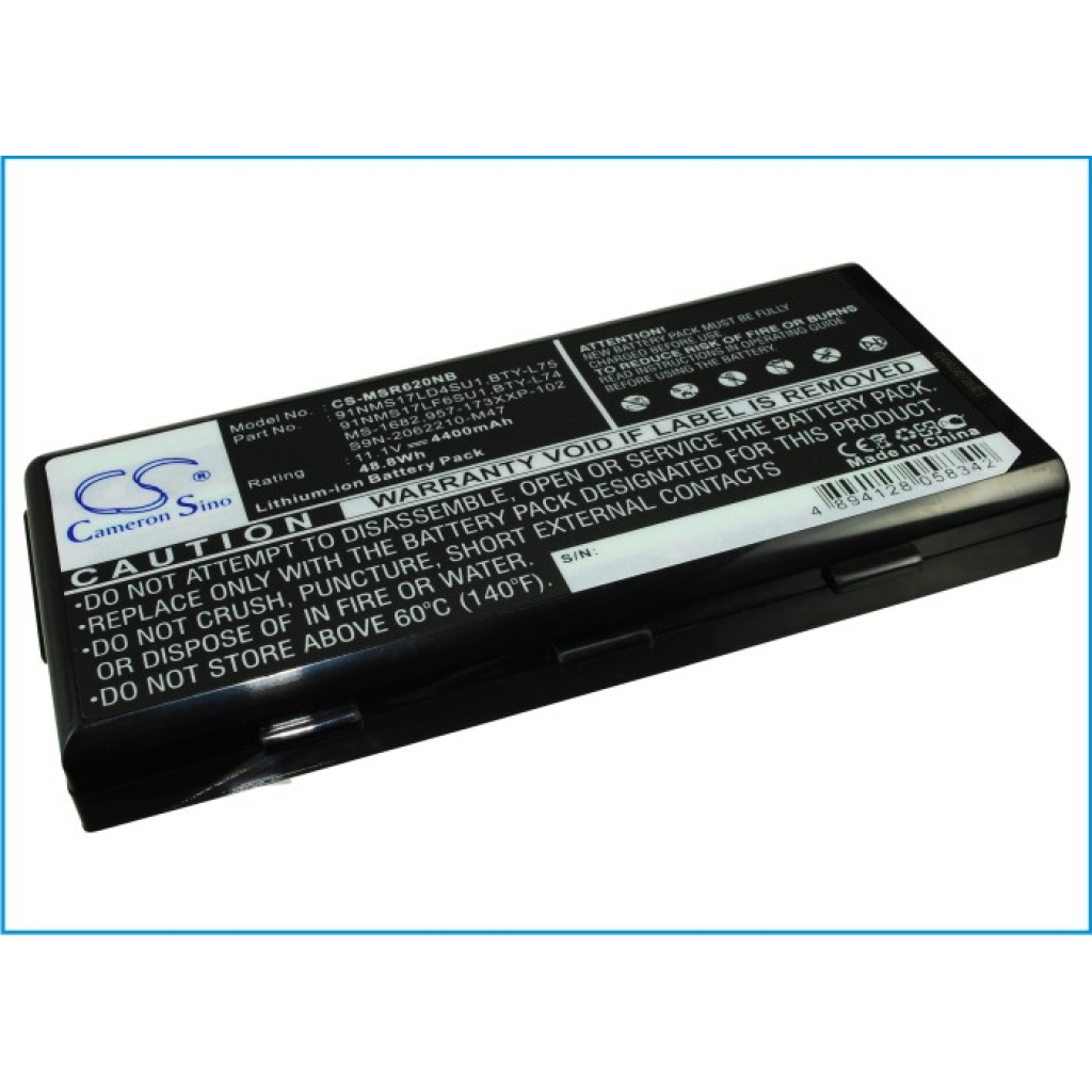 Batería para portátil MSI CX623-079XPL