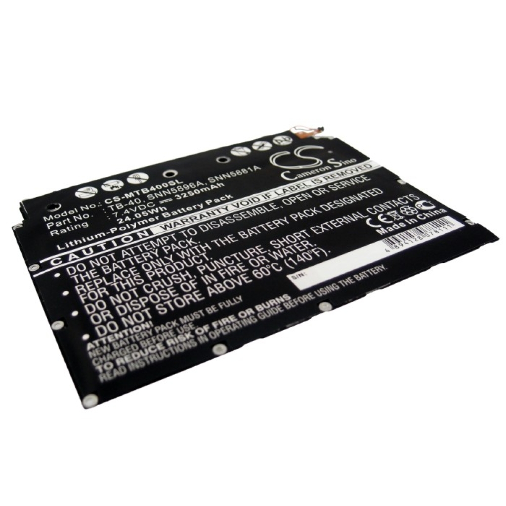 Batería de la tableta Motorola CS-MTB400SL