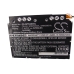 Batería de la tableta Motorola CS-MTB400SL