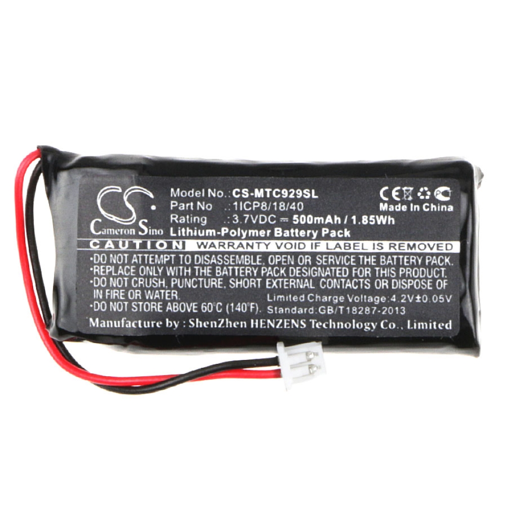 Batería para auriculares inalámbricos Midland CS-MTC929SL