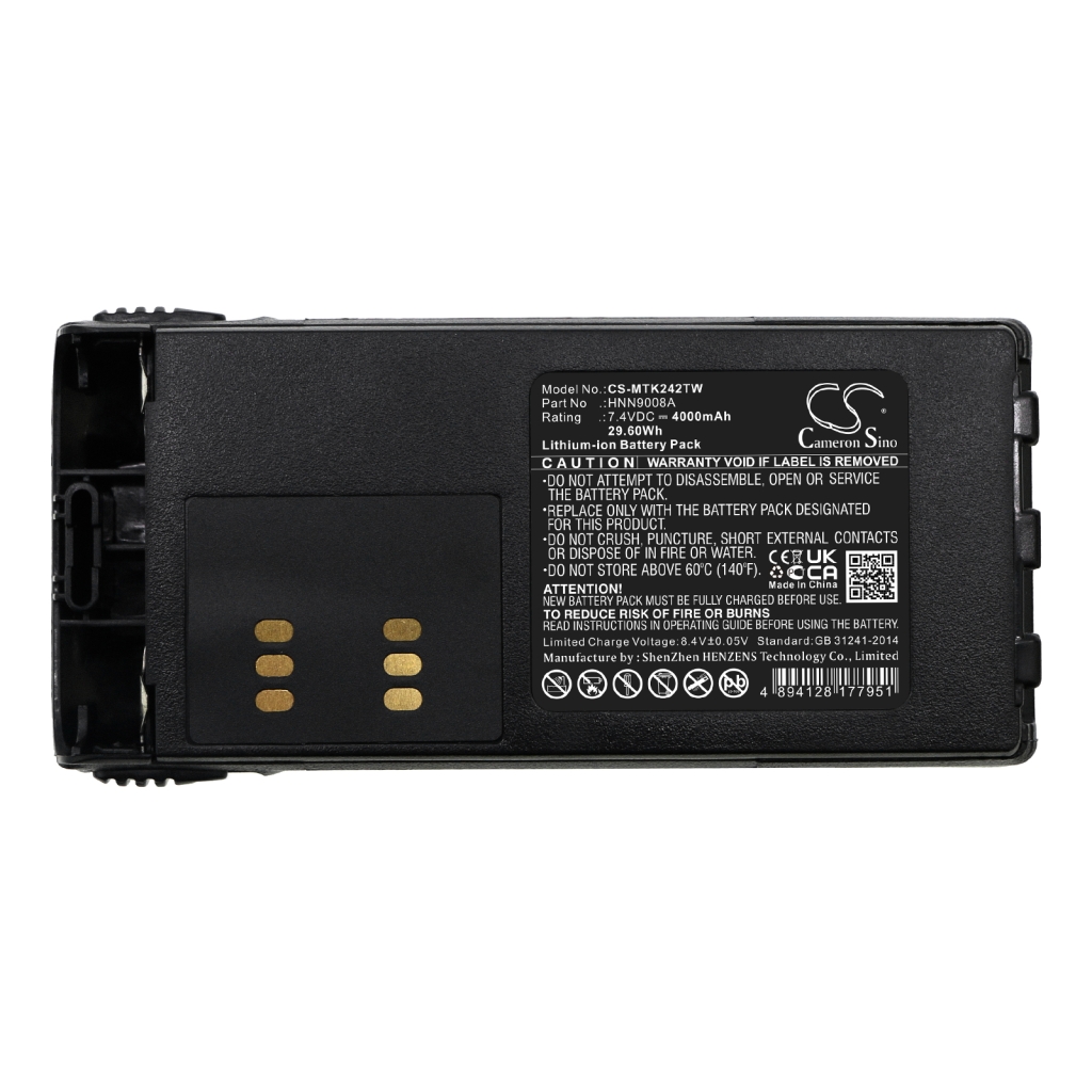 Batería de radio de dos vías Motorola HT1550.XLS