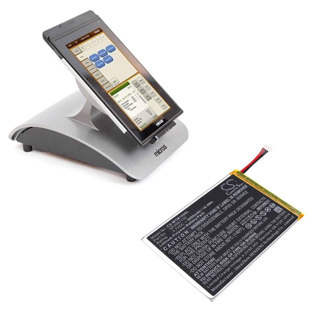 Batería de la tableta Micros CS-MTM100SL