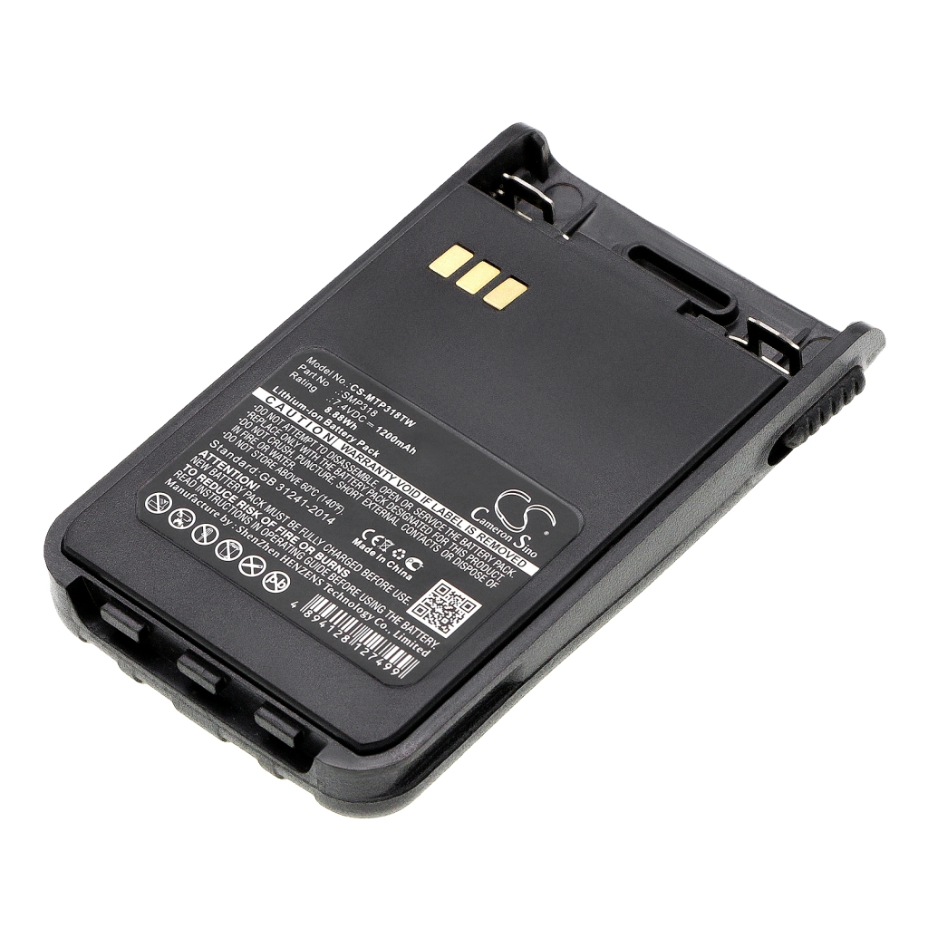 Batería de radio de dos vías Motorola CS-MTP318TW