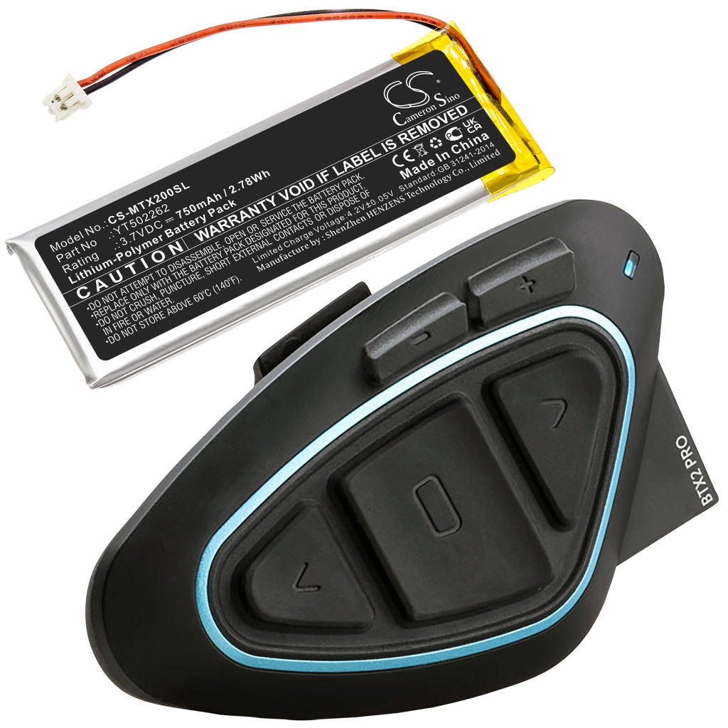 Batería para auriculares inalámbricos Midland CS-MTX200SL